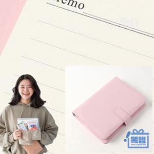 다이어리노트 6공 a5다이어리 다꾸 업무용 예쁜리 인조가죽 일기장 핑크 똑템