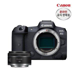 [캐논] EOS R5 BODY+RF50 /1.8 STM +가이드북