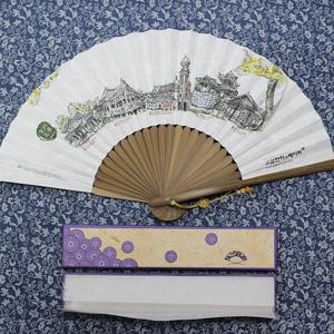 전주5경 한지부채 합죽선 접선 22cm 기념품으로 좋아요