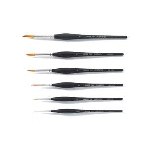 바바라 75R 세필붓 낱자루, 00호,0호,2호,4호,6호,8호, 수채화붓