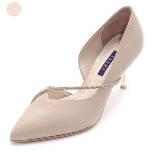 갤러리아 세라 여성 백화점 수제화 데일리 펌프스 스틸레토힐 S22P007 베이지
