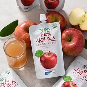 [자연맛남][동안동농협] 정직한 사과즙 120ml 30팩+30팩 (총 60팩)