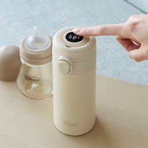 [에디슨] 온도 표시 원터치 분유 보온병 350ml (ET7190)