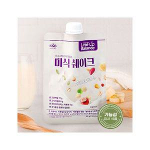 [라인업밸런스] 한 포 미식쉐이크 단백질쉐이크 미숫가루 곡물쉐이크 선식 아침대용식 52gX7개 새해부터 !