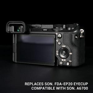JJC FDA-EP20 소프트 실리콘 아이피스 뷰파인더 아이컵 소니 A6700 용 2 팩