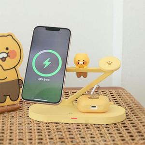 [XBI8KJ29]춘식이 5in1 무선충전 거치대 1P 워치 핸드폰
