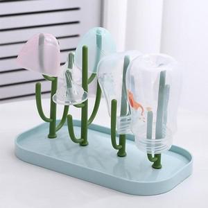 선인장 shape 다용도 분리형 젖병건조대 205005 젖병건조 젖병보관함 휴대용젖병건조대