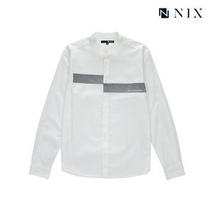 [닉스][닉스]남성 블록 아트웍 헨리넥 셔츠_FNLFCSS105M