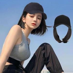 여성가발 모자가발 부분인모 여자가발 가발 모자가발