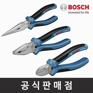 [보쉬] 정품 플라이어세트 3PCS 롱노우즈 펜치 니퍼 핸드툴 수공구