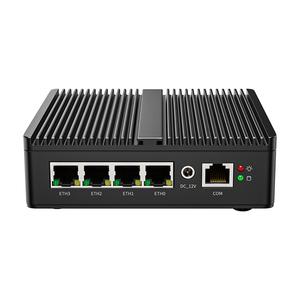 Kingdel PfSense 방화벽 라우터 4 x 인텔 i225 2.5G LAN 2 DDR4 산업용 팬리스 미니 PC 컴퓨터 USB HDMI DP