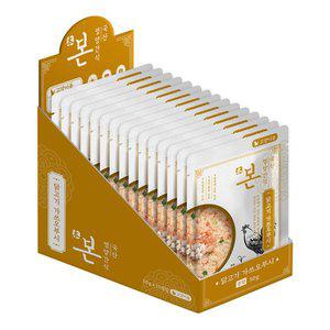 [기타]본 영양간식 고양이용 닭고기 가쓰오부시죽 50g x 15개