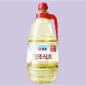 샘표 양조식초 1.8L 8개 합성향 없는 식초