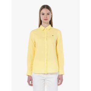 LACOSTE 라코스테 여성 베이직 린넨 셔츠 남방 티셔츠 상의 CF904E-54G 107
