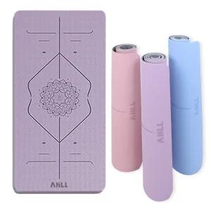 [아일] 가이드라인 TPE 요가매트 10mm 8mm 와이드 두꺼운 매트