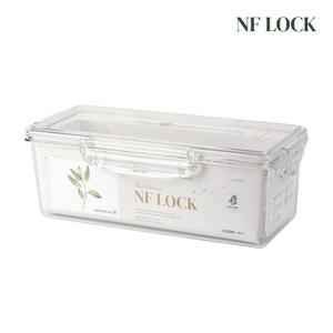 NF LOCK 엔에프락 직사각 트라이탄 밀폐용기(물받이) 직사각10호 3.3L