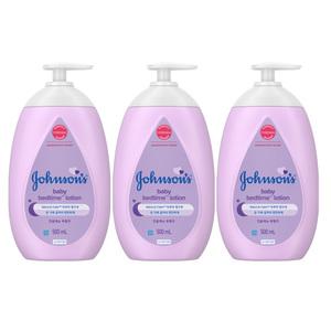 존슨즈 베이비 베드타임 로션 500ml X3개