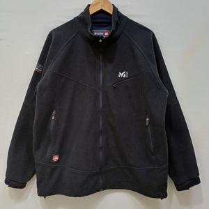 밀레 등산 일상 윈드스토퍼 방풍 플리스 자켓 남성 큰 XL ~ 2XL 블랙 구제매니아
