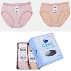 [BZG96M72_51IA]비비안 복부누름 숯가공 위생팬티 잔잔한