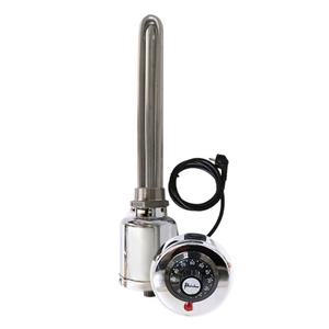투입히터 3KW 서스 1과 250mm 온도조절형 ¼인치 후렌지 220V 한빛