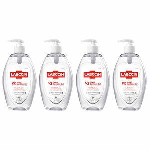 랩신 V3 핸드 새니타이저겔 500ml x 4개/사무실 손소독제 손소독젤 손소독겔