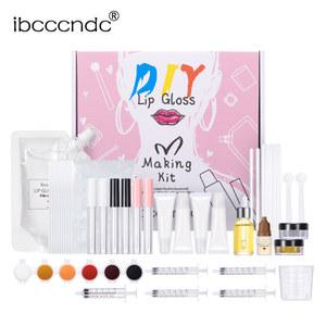 립 글로스 DIY 만들기 보습 수제 반짝이는 틴트, 글리터 도구 원료 베이스, 글레이즈 키트, 키트 글로즈