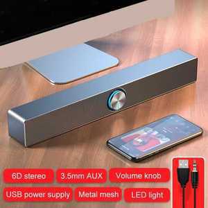 2.1채널 사운드바 USB 유선 무선 스피커 홈 시어터 라디오 서라운드 PC TV 컴퓨터