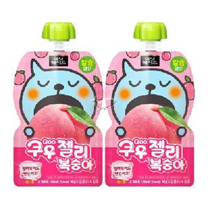 미닛메이드 쿠우젤리 복숭아 130ml/ 5개