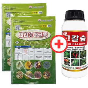 산들마켓 파리응애균뚝 수화제 60g 병해충관리용 유기농업자재 2개+고칼슘 500ml 1개
