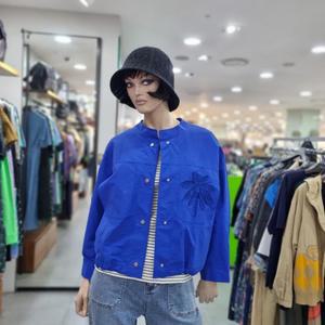 베네통/애플아울렛/자수 포인트 차이나 카라 점퍼/BAJP62431