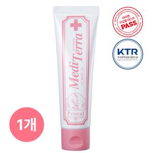 [치과/약국납품] 메디테라 시린이 치약 임산부 계면활성제 없는 천연 고불소 치약 120g, 1개