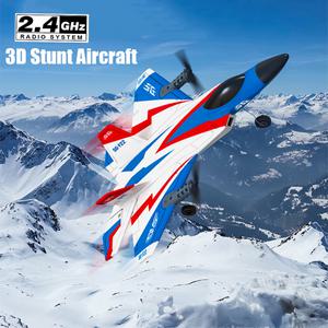취미 RC 비행기 F22 스턴트 2.4G 라디오 컨트롤 글라이더 원격 제어 3D EPP 폼 소년 어린이 장난감