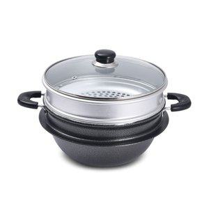 고품질 다용도 시루솥 찜솥 튀김팬 궁중 만두 대용량 30cm (WFHP8DV)