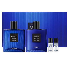 보닌 더캐릭터 로열블루 남성기초세트(스킨140ml+에멀젼140ml+스킨5ml+에멀젼5ml)