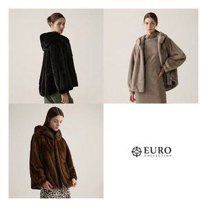 [유로컬렉션] 24FW 유럽산 풀스킨 SAGA 밍크 후드 코트714107