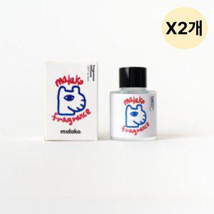 말라코 화장실 디퓨저 방향제 윈터레이크던 50ml X2