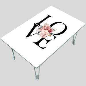 원룸 거실 그림 액자 겸용 접이식 침대 베드트레이 간이식탁 좌식 테이블 075-꽃담은 사랑