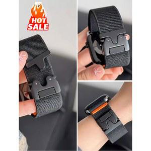 Apple watch 10 밴드용 낙하산 스트랩 46mm 42 41 45mm Ultra 2 49mm 44mm 나일론 팔찌 iWatch Apple watch Series 9 8 SE 5 6