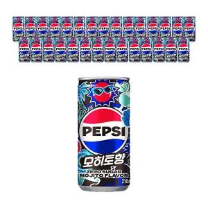 펩시  제로슈거 모히토향 210ml, 30입, 1개