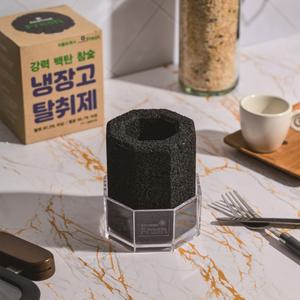 차콜프레시 국내산 백탄참숯 탈취제 공기정화 가습제 수경재배