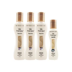[실크테라피][최신상] 실크테라피 리페러티브 헤어 에센스 아르간 오일 126ml 3개+59ml