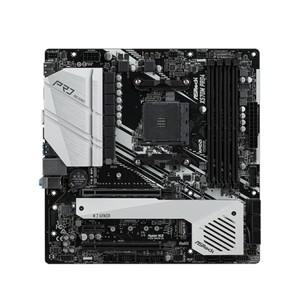 ASRock X570M Pro4 마더보드 AMD 5800X CPU 4개의 DDR4 4200 메모리 슬롯 PCIe 4.0 M.2 NVME mATX 소켓을