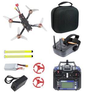 QWinout DIY F4 X1 175mm FPV 레이싱 드론 쿼드콥터 RTF와 고글 3-4S AIO 플라이스카이 리모컨 가방