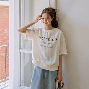 스플린 린넨 맨투맨티