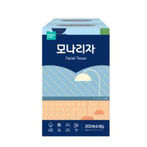 모나리자 아로마향 300매 6입 향기나는 퍼퓸 각티슈 미용티슈