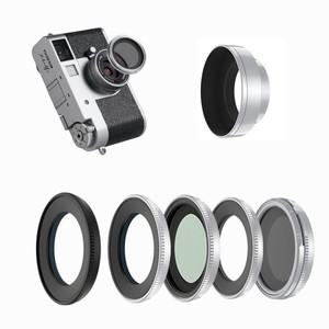 Fujifilm X-Half 카메라용 마그네틱 MCUV CPL 1/4 블랙 미스트 VND 중립 밀도 렌즈 후드