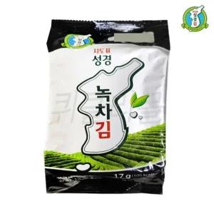 성경김 녹차 식탁김 17g 10개 맛있는 도시락김