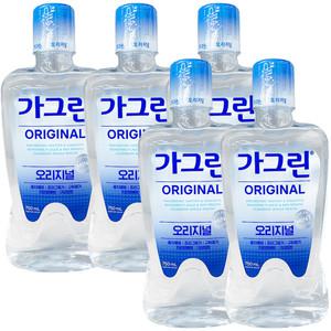 동아제약 가그린 오리지널 구강청결제 750ml 5개