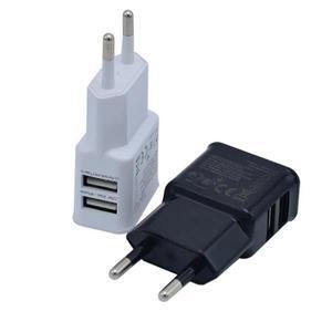 EU 플러그 5V 듀얼 USB  휴대 전화 충전기 여행 어댑터 For iPhone Samsung  Huawei