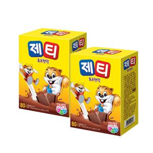 동서식품 제티 초코렛맛 80T 2개